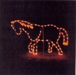 5' Pony Holiday Light Display
