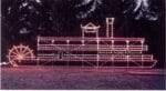 35' Riverboat Holiday Light Display