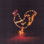 3.5' Rooster Holiday Light Display