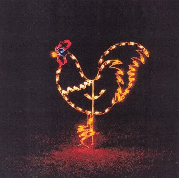 3.5' Rooster Holiday Light Display