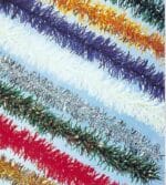 6 INCH LARGE CUT GARLAND WITH LED LIGHTS (SOLD BY THE FOOT)