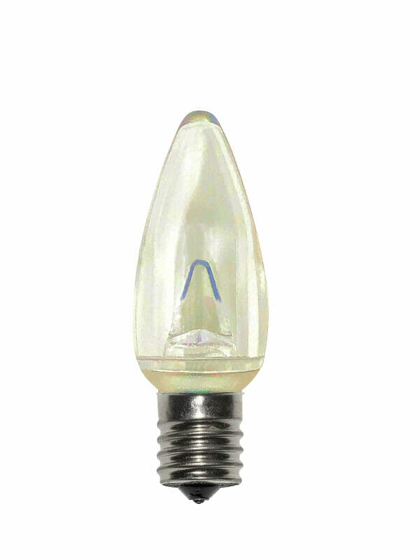 C9 SMD LED SUN WHITE RETROFIT SMOOTH BULB 25 PACK