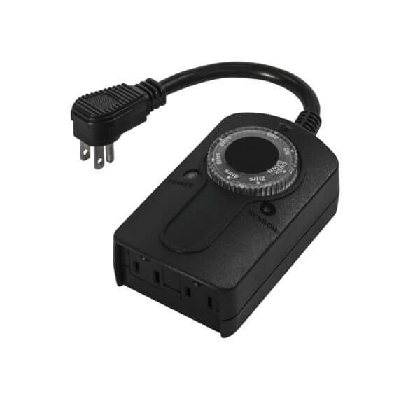 TWO OUTLET MECHANICAL PHOTOCELL TIMER