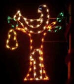 5' Twelve Days Of Christmas - Day 1 Pole Mount Holiday Light Display