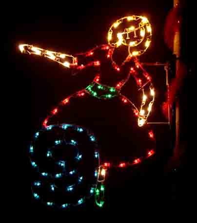 5' Twelve Days Of Christmas - Day 9 Holiday Light Display