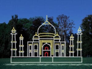 18' Taj Mahal Holiday Light Display