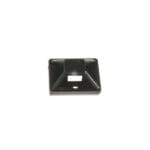 3/4" Black Wire Tie Mount 100 Pack