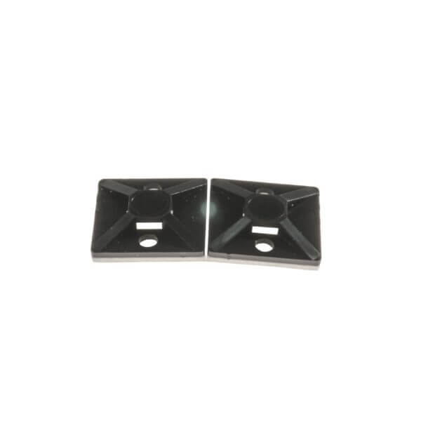1 1/8" Black Wire Tie Mount 100 Pack