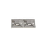 1 1/8" White Wire Tie Mount 100 Pack