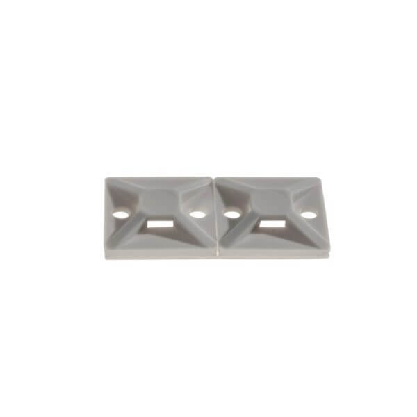 1 1/8" White Wire Tie Mount 100 Pack