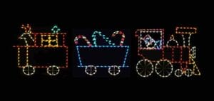 2D Christmas Light Displays