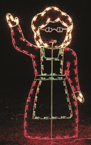 Mrs Claus Holiday Display
