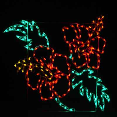 HIBISCUS FLOWER HOLIDAY DISPLAY