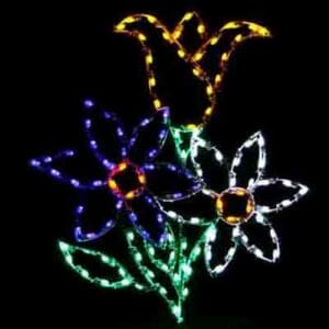 FLOWER CLUSTER HOLIDAY DISLAY