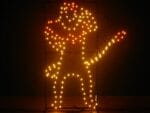 8' Cowardly Lion Holiday Light Display
