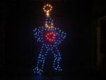 8' Animated Tin Man Holiday Light Display