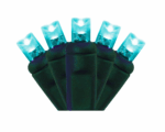 5MM 100 LIGHT LED TEAL MINI LIGHT STRINGS