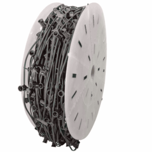 brown cord spool