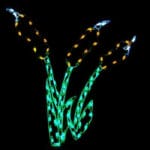 5' Cattails Holiday Light Display