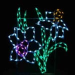 5' Daffodil Cluster Holiday Light Display