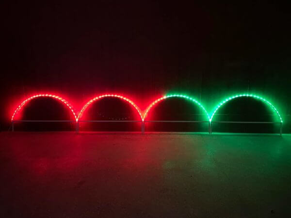 32" RGB Leaping Arches