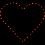 4' Heart Holiday Light Display