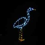 5' Crane Head Up Holiday Light Display