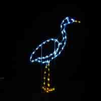 5' Crane Head Up Holiday Light Display