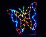 5' Butterfly Holiday Light Display