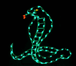 4' Cobra Holiday Light Display