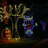 10' Animated Dracula Scene Halloween Light Display