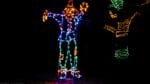 7' Animated Scarecrow Halloween Light Display