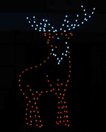 10' Elk Holiday Light Display