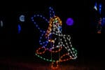 7.5' Fairy Sitting On A Mushroom Holiday Light Display