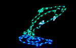 4' Fish Jumping Holiday Light Display