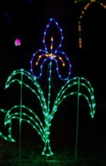 6' Iris Holiday Light Display