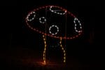 3' Mushroom Holiday Light Display