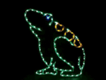 5' Frog Holiday Light Display