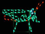 4.5' Grasshopper Holiday Light Display
