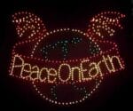 18' Peace On Earth Globe Holiday Light Display