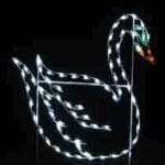 4' Swan Holiday Light Display