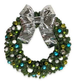 36" Non-Lit Coastal Garland Bullpine Wreath