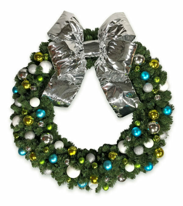 36" Non-Lit Coastal Garland Bullpine Wreath