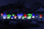 5' Ghosts Halloween Light Display