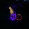 Creative Displays Purple and Orange LED Light Spheres