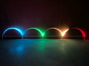 72" RGB Leaping Arches