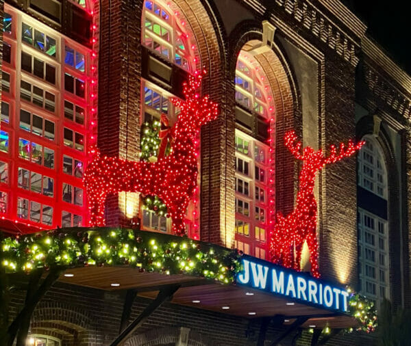 CREATIVE DISPLAYS 10 FOOT RED GRAPEVINE DEER DIMENSIONAL LIGHT DISPLAY