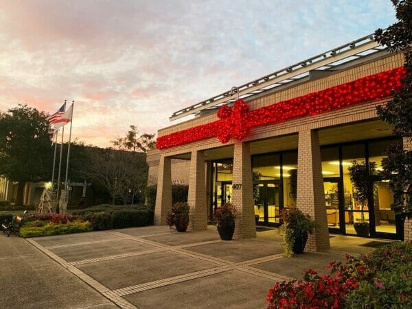 GIANT FABRICATED BUILDING BOW