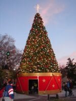 Creative Displays 8 Foot Walkthrough Christmas Panel Tree Drum Base