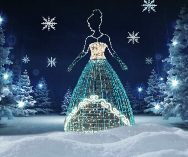 16' Princess Custom Holiday Light Display